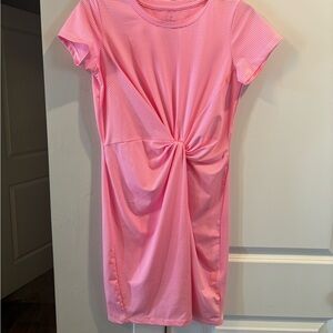 Vineyard Vines Pink and White Striped dress